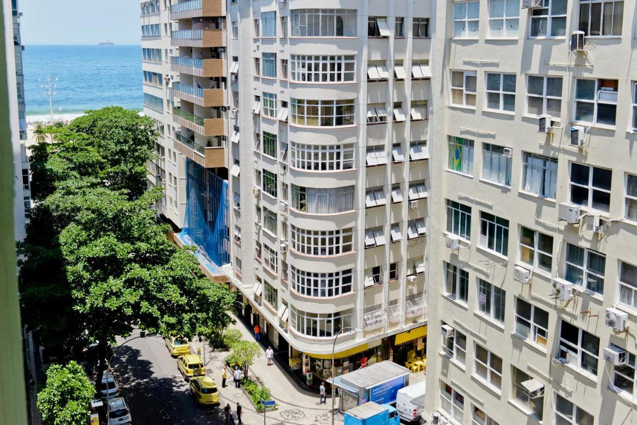 Vista Lateral Mar Copacabana 里约热内卢 外观 照片